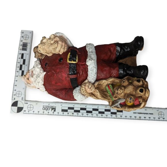 Vintage United Design Legends of Santa Clause Kris Kringle with Puppies Figure - Picture 10 of 13